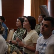Дизайнеры Маргарита Кокая, Галина Тимошкина и Рамил Голубев